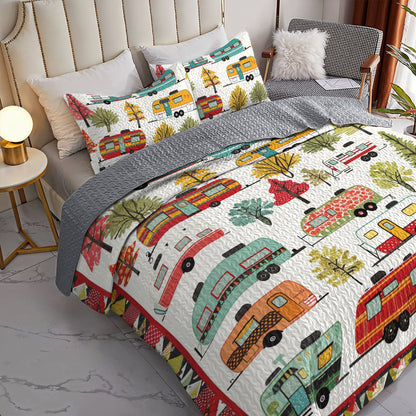 Ceeprints All Season Quilt 3-Piece Set Camper