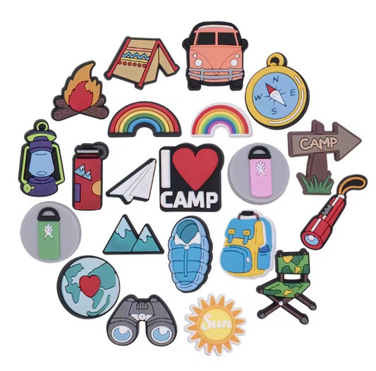 Camping Charms for Cee Bag - 21 pcs