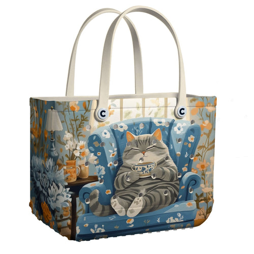 Ceeprints Cee™ Bag Purrfect Tea Time