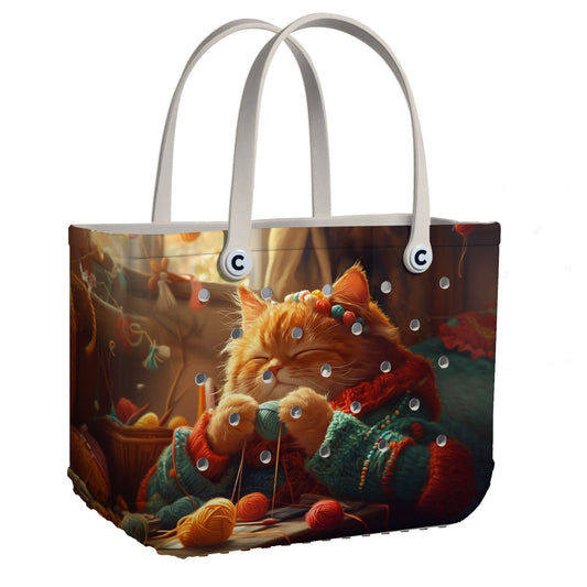 Ceeprints Cee™ Bag Purrfectly Knitted