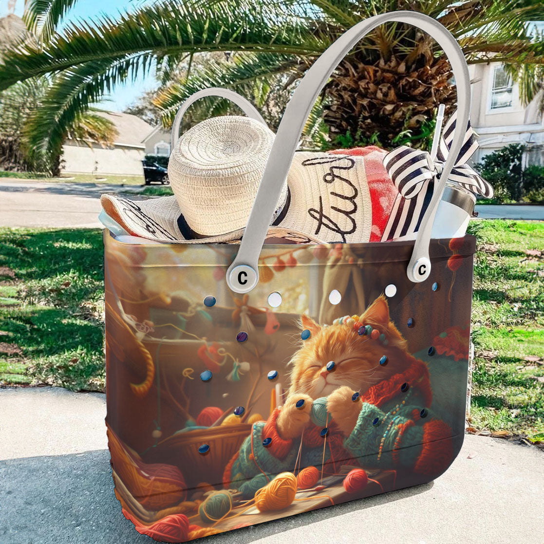 Ceeprints Cee™ Bag Purrfectly Knitted