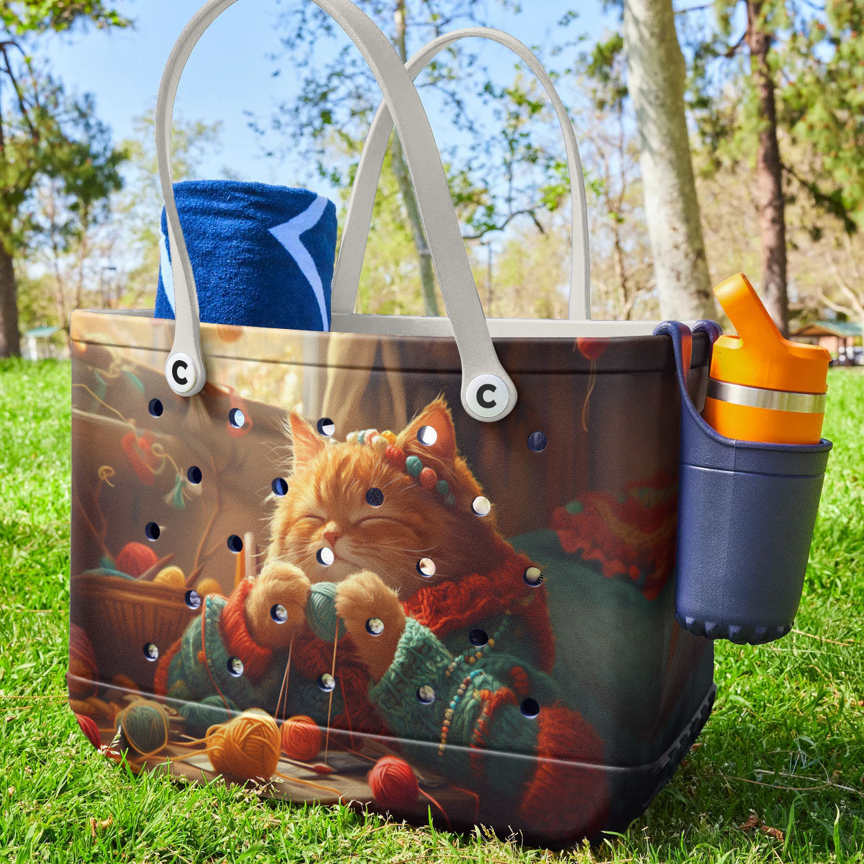 Ceeprints Cee™ Bag Purrfectly Knitted