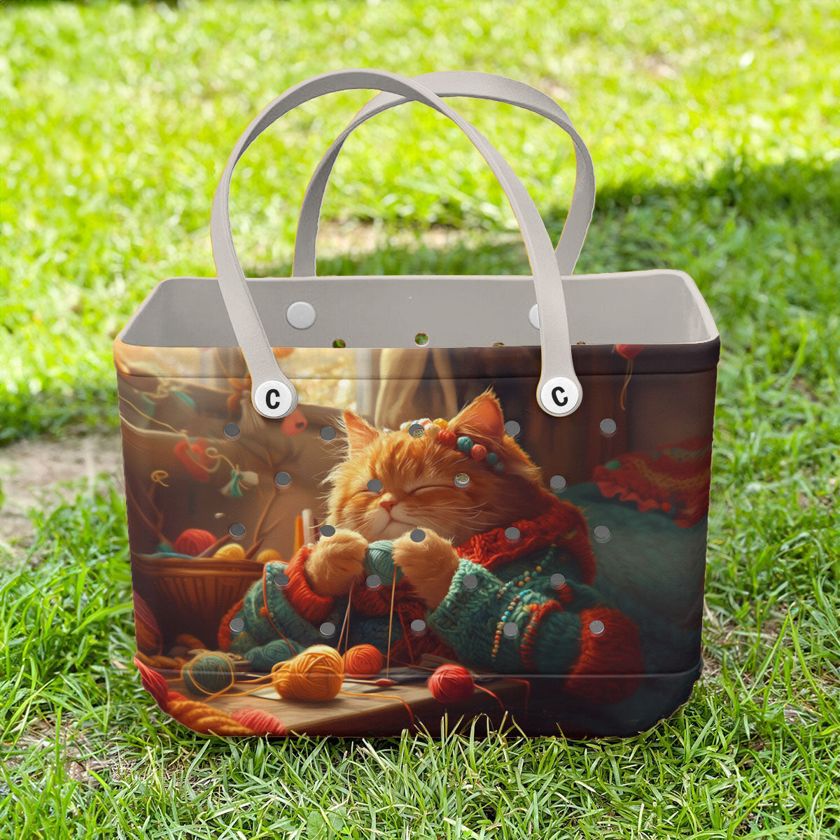 Ceeprints Cee™ Bag Purrfectly Knitted