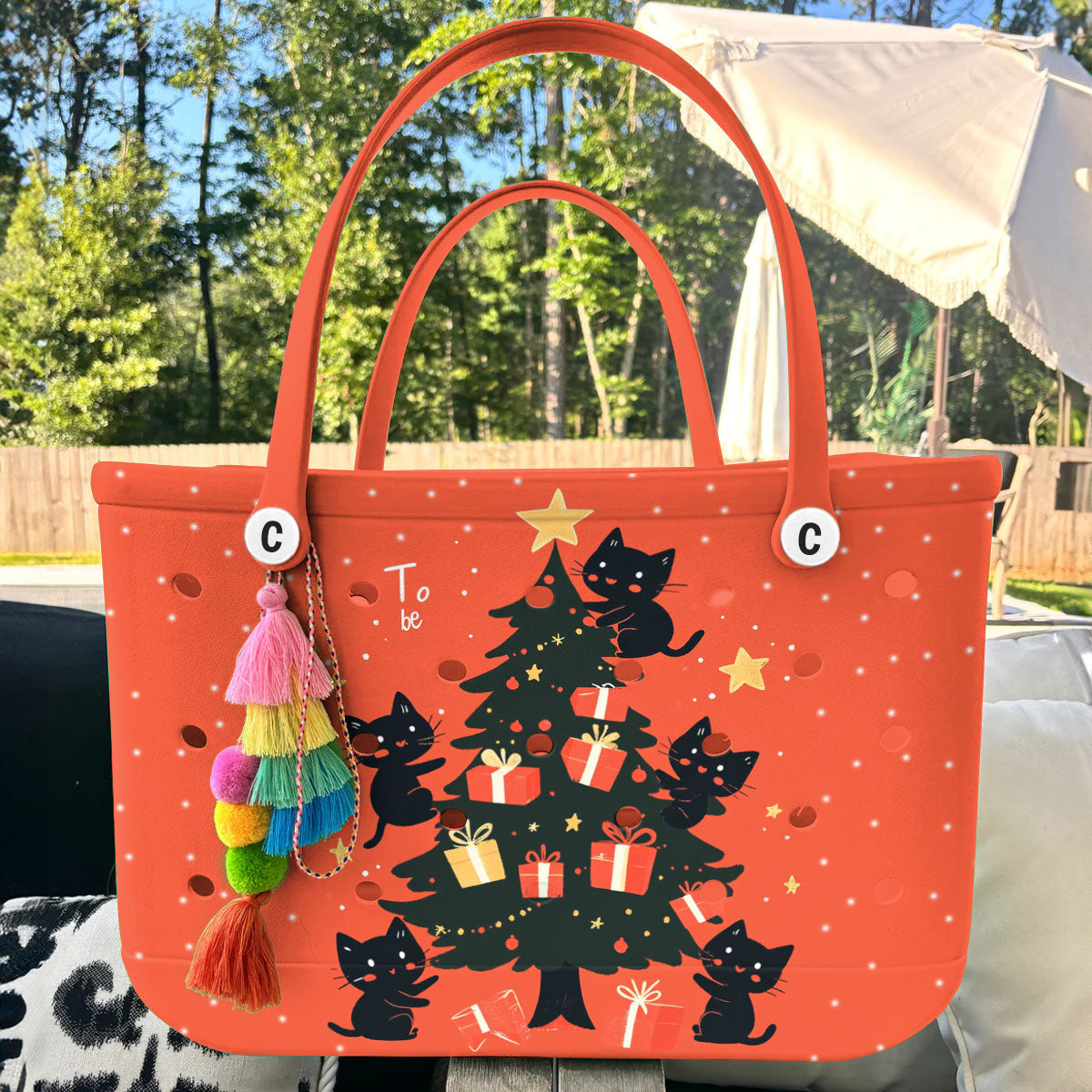 Ceeprints Cee™ Bag Cat-mas Tree