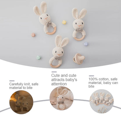 Ceeprints® Baby Crochet Rattle Toy