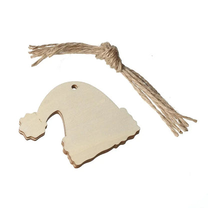 Ceeprints® DIY Set Wooden Christmas Ornaments Unfinished