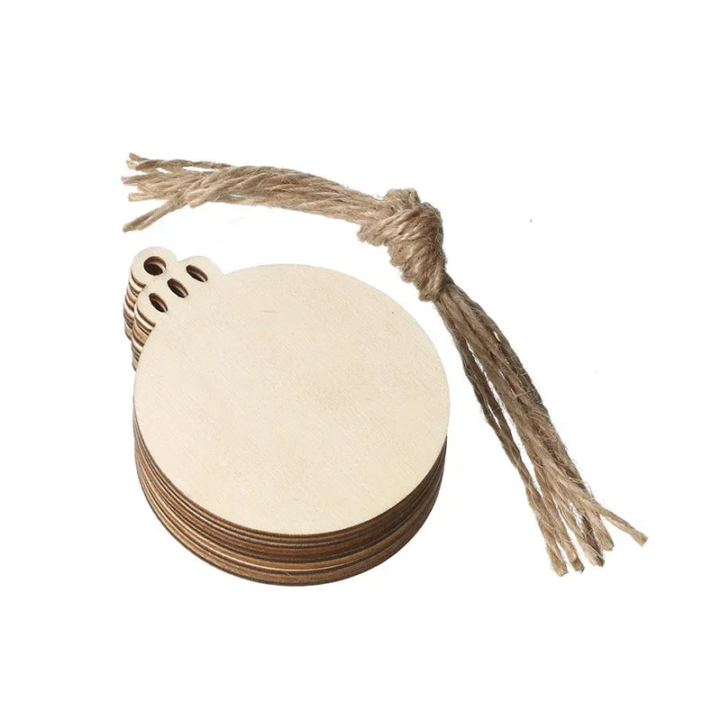 Ceeprints® DIY Set Wooden Christmas Ornaments Unfinished