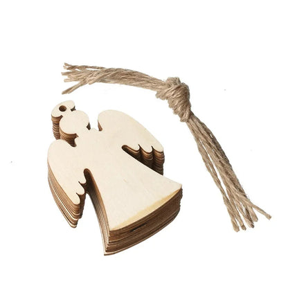Ceeprints® DIY Set Wooden Christmas Ornaments Unfinished