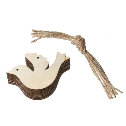 Ceeprints® DIY Set Wooden Christmas Ornaments Unfinished