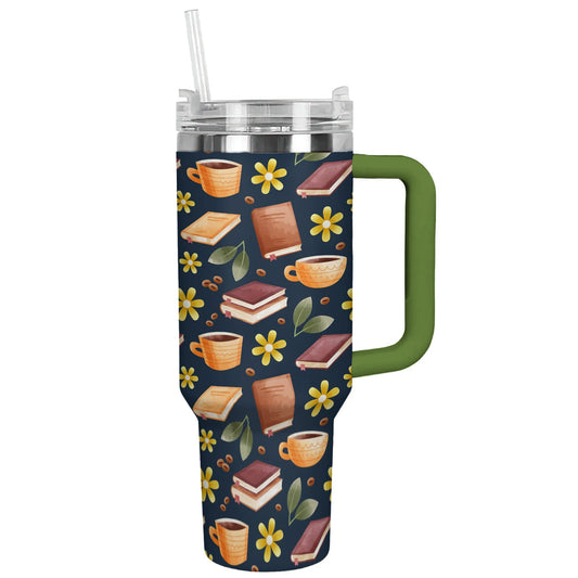 Ceeprints Tumbler Reading Floral