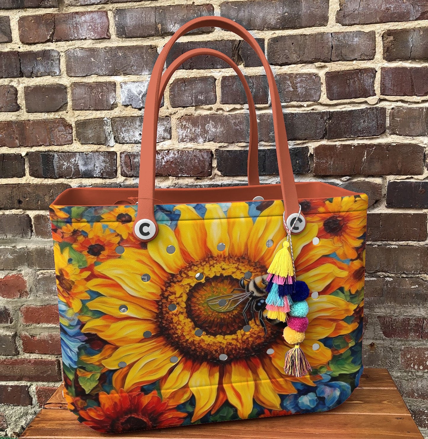 Ceeprints Cee™ Bag Sunflower Bee Delight