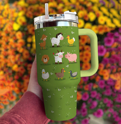 Ceeprints Tumbler Happy Farm