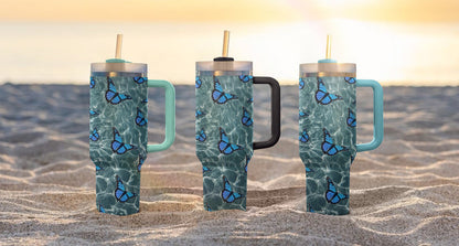 Ceeprints Tumbler Ocean Whisper Wings