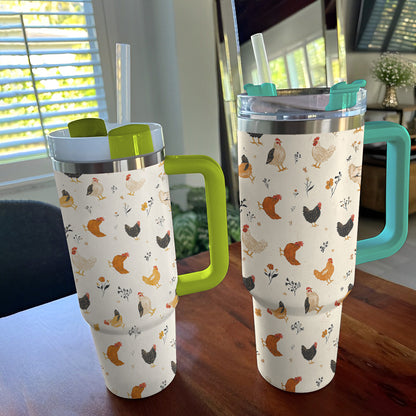 Ceeprints Tumbler Rustic Chickens