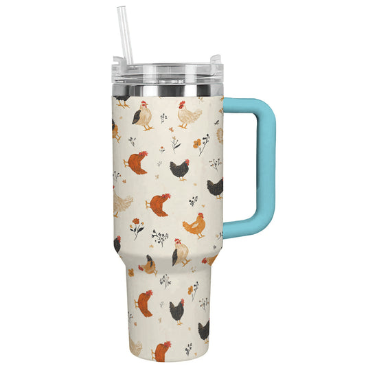 Ceeprints Tumbler Rustic Chickens