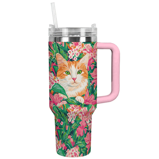 Ceeprints Tumbler Meowtropical
