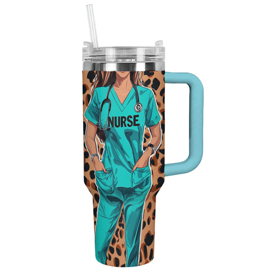Ceeprints Personalized Tumbler Heart n Nurse