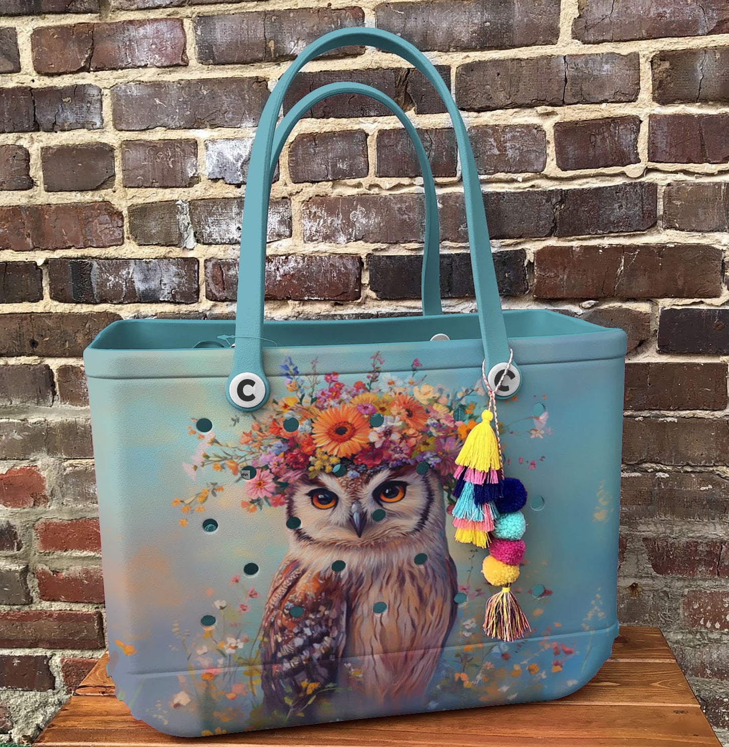 Ceeprints Cee™ Bag Flower Crown Owl