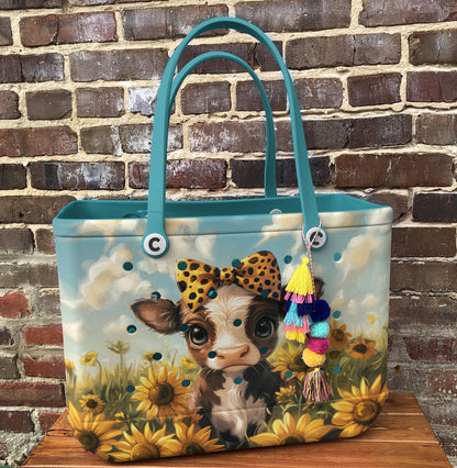 Ceeprints Cee™ Bag Sunny Sunflower Cow