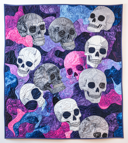 Ceeprints All Season Quilt 3-Piece Set Skull