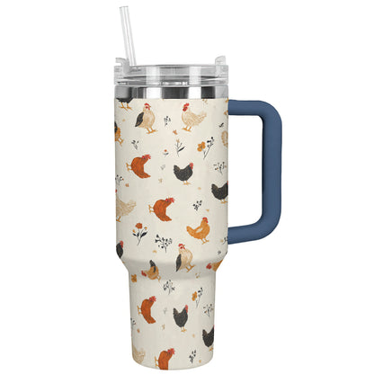 Ceeprints Tumbler Rustic Chickens