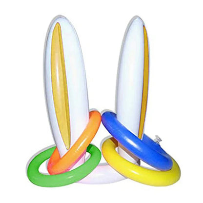 Ceeprints 5Pcs Inflatable Pool Toys Ring Toss