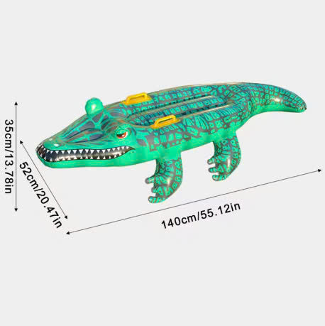 Crocodile Inflatable Pool Float – Fun Floatie for Kids