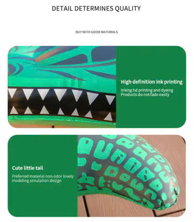 Crocodile Inflatable Pool Float – Fun Floatie for Kids