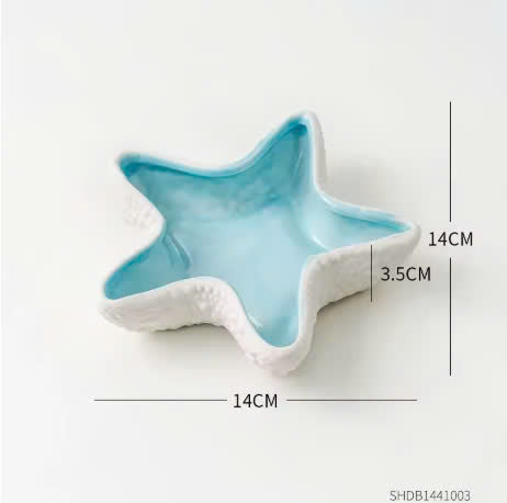 Ceramic Sea Shell Jewelry Tray – Elegant Decorative Storage