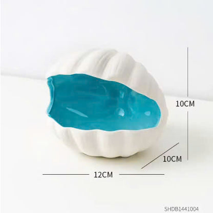 Ceramic Sea Shell Jewelry Tray – Elegant Decorative Storage